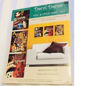 ArtBeats Jazz Band Removable Peel Stick Wall Art